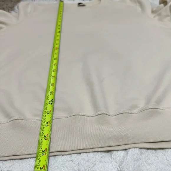 ASKET The Sweatshirt Crewneck Off White Men’s Size Large Long - Picture 12 of 14